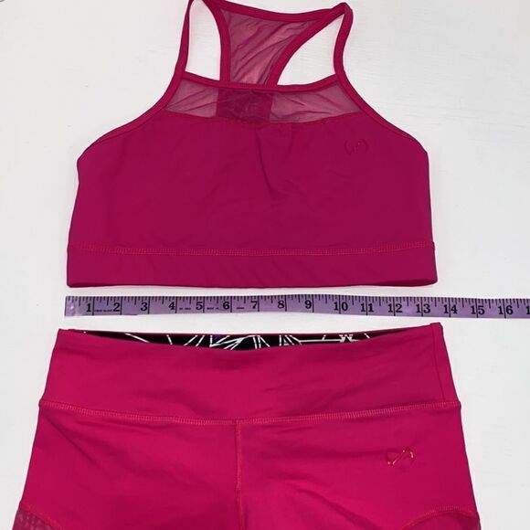 TLF Workout Bundle Shorts Sports Bra Cropped Leggings Size Small Medium - Picture 8 of 17